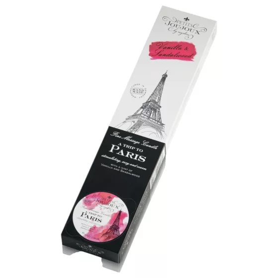 Petits Joujoux Paris - masážna sviečka - vanilka santalové drevo - 5x43ml