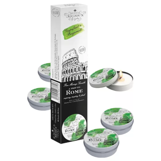 Petits Joujoux - masážna sviečka - grapefruit bergamot - 5x43 ml