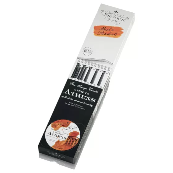 Petits Joujoux Athens - masážna sviečka - pižmo parfum - sada 5x43ml