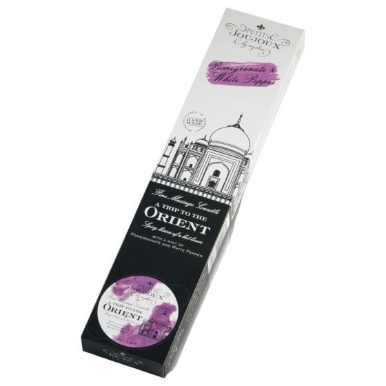 Petits Joujoux - masážna sviečka - granátové jablko-biely korenie (5x43ml)