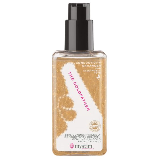 mystim lubrikant pre elektro sex - 23k zlato (250ml)