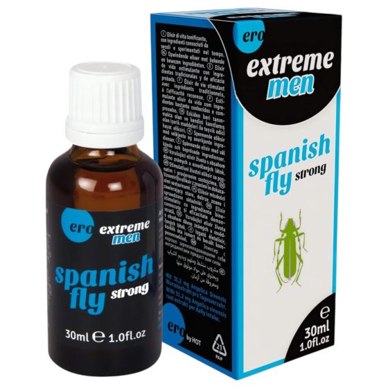 HOT Spanish fly Extreme - kvapky na zvýšenie túžby pre mužov (30ml)
