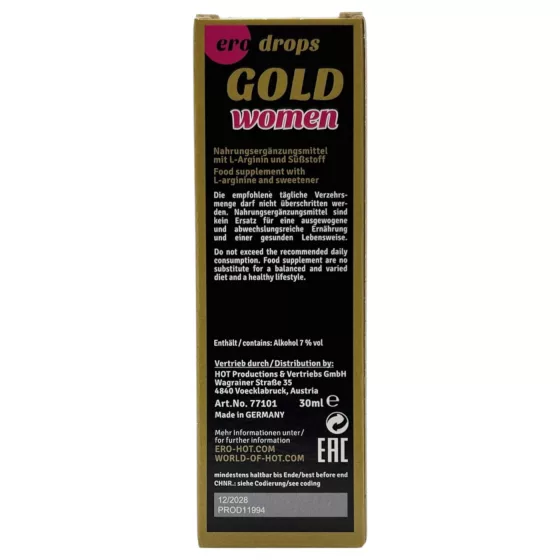 HOT Spanis Fly Gold Woman - afrodiziakum pre ženy (30 ml)