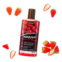   JoyDivision Warm Up Stawberry - hrejivý masážny olej jahodový (150ml)