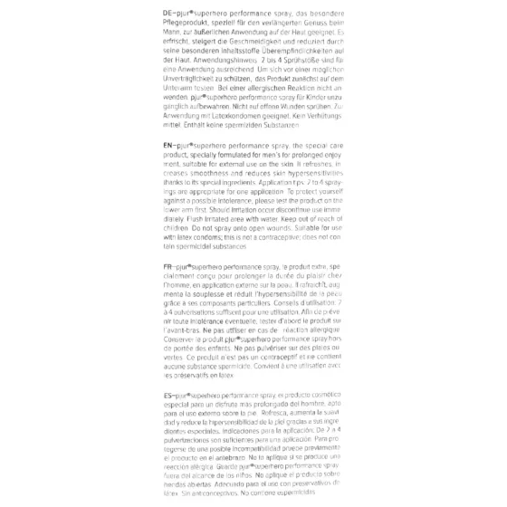 Pjur Superhéroj orgazmus stop (20 ml)