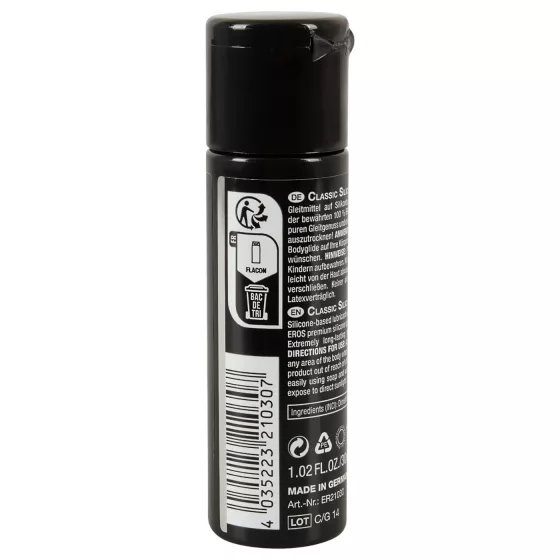 EROS - lubrikant a masážny gél - silikónový - 30 ml