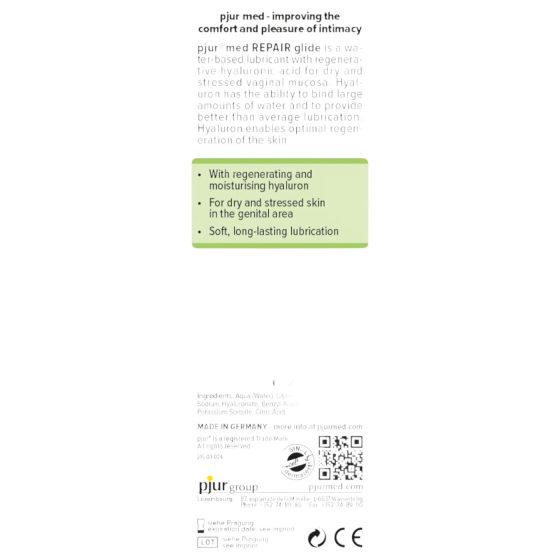 Pjur med - regeneračný lubrikant (100ml)