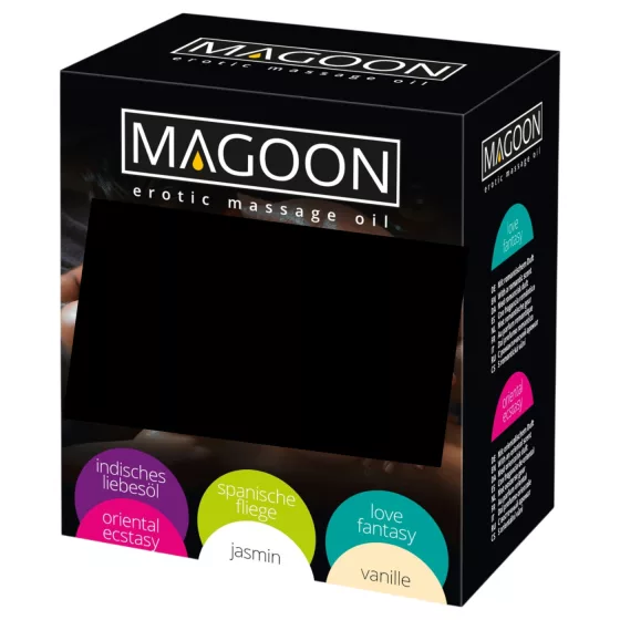 Magoon - masážne oleje - sada 6×100 ml