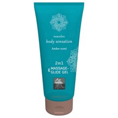 Shiatsu 2v1 Jantárový masážny lubrikant - jantar (200ml)