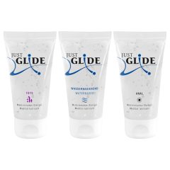 Just Glide - lubrikačný gél sada - 3x50 ml