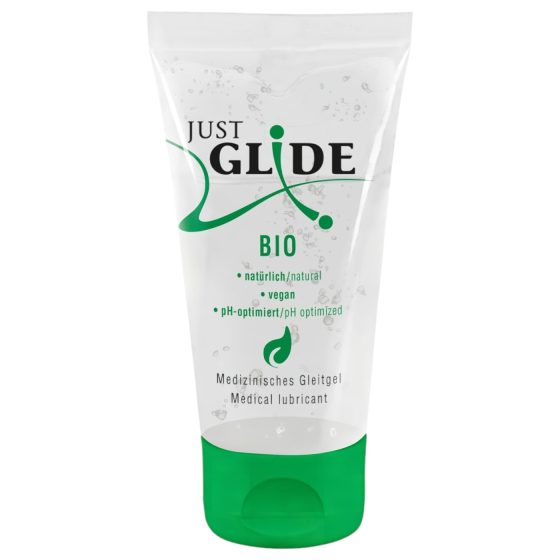 Just Glide Bio - vodový vegánsky lubrikant (50ml)