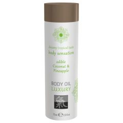 Shiatsu Luxury jedlý masážny olej - kokos-ananas (75ml)