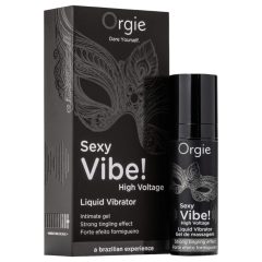  Orgie Sexy Vibe High Voltage - unisex tekutý vibrátor (15 ml)