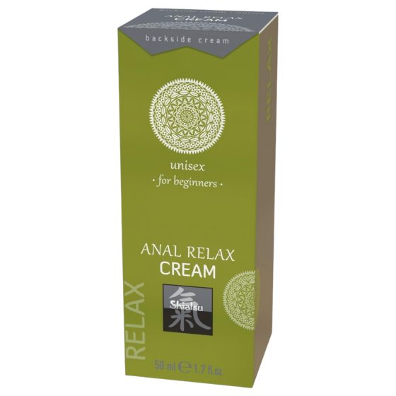HOT Shiatsu - análny lubrikačný krém - relaxačný účinok - 50 ml