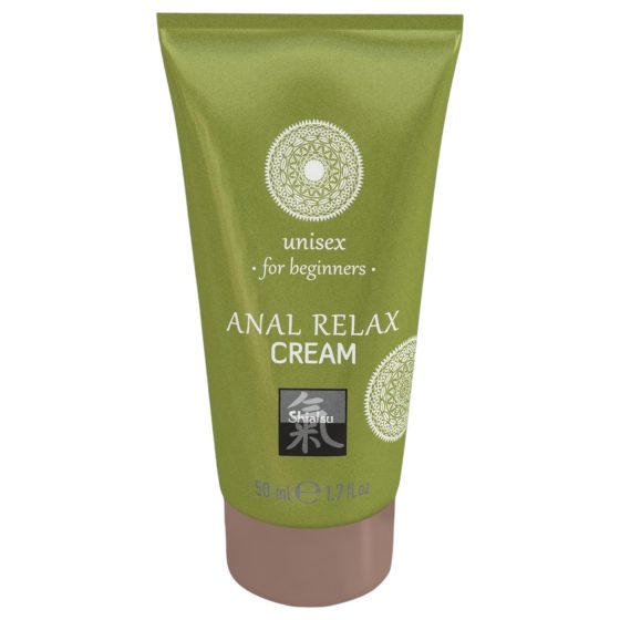 HOT Shiatsu - análny lubrikačný krém - relaxačný účinok - 50 ml
