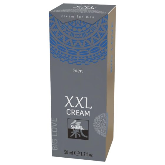 HOT Shiatsu XXL - hrejivý, stimulačný intímny krém pre mužov (50 ml)