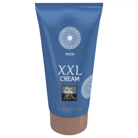 HOT Shiatsu XXL - stimulačný hrejivý intímny krém pre mužov - 50 ml