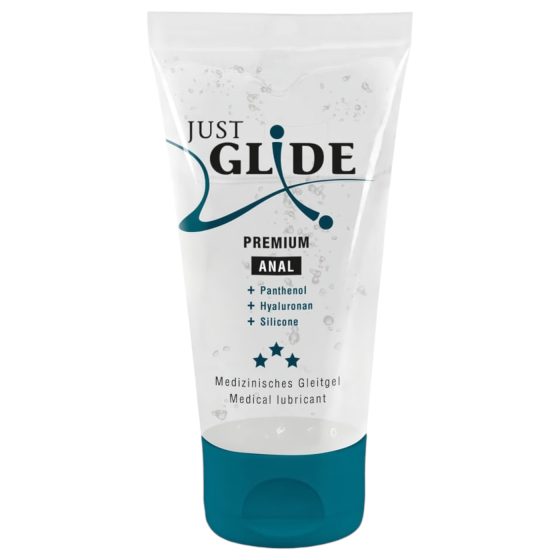 Just Glide - análna lubrikácia - prémiový gél na anál - 50 ml