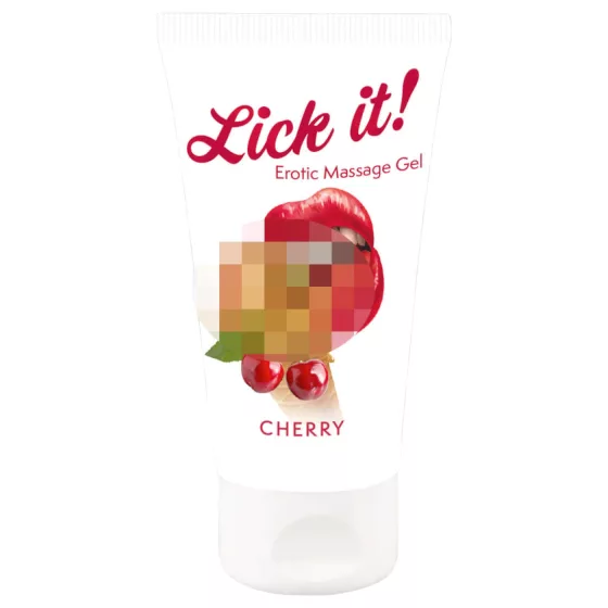 Lick it! - jedlý lubrikant 2v1 - čerešňa - 50 ml