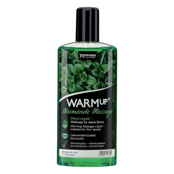 Joydivision WARMup - masážny olej s hrejivým účinkom (mäta)