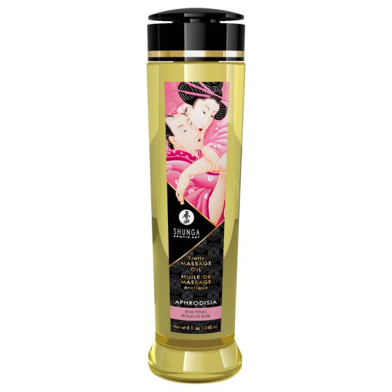 Shunga - masážny olej - ruža - 240 ml
