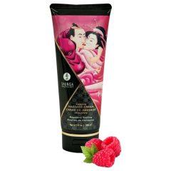 Shunga - masážny krém - malina - 200 ml
