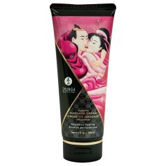 Shunga - masážny krém - malina - 200 ml