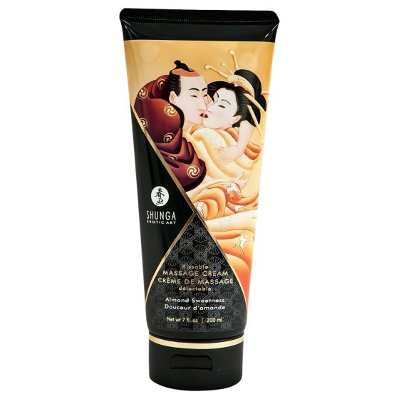 Shunga - masážny krém - sladké mandle (200 ml) 
