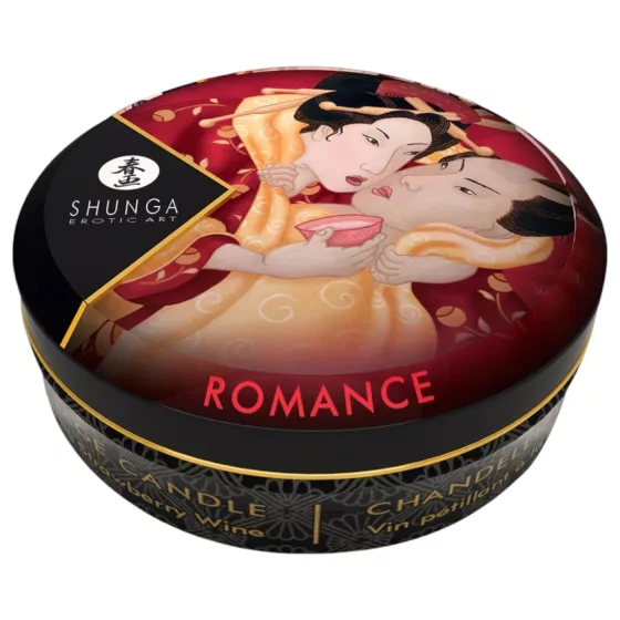 Shunga - masážna sviečka - jahoda - 30 ml