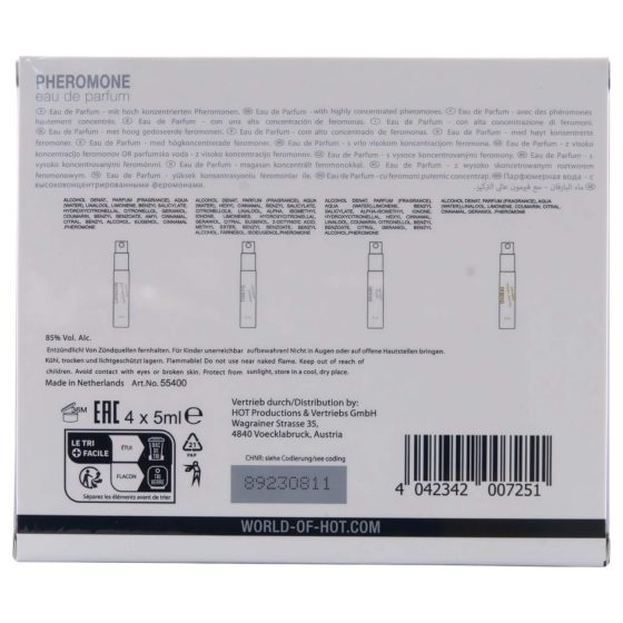 HOT LMTD parfumová sada pre ženy (4x5ml)