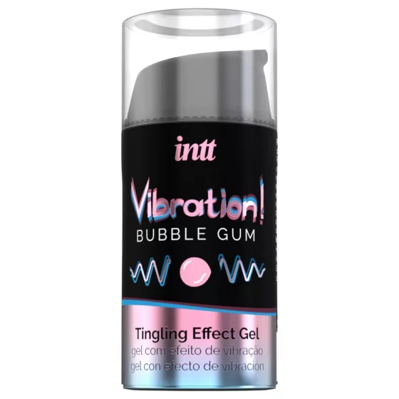 Intt Vibration! - tekutý vibrátor - žuvačková príchuť (15 ml)