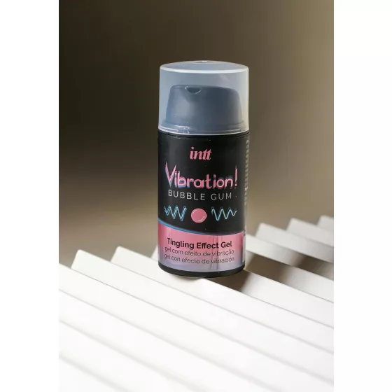 Intt Vibration! - tekutý vibrátor - žuvačková príchuť (15 ml)