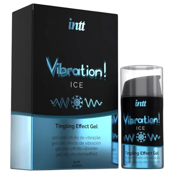Intt Vibration! - tekutý vibrátor - ľad (15 ml)