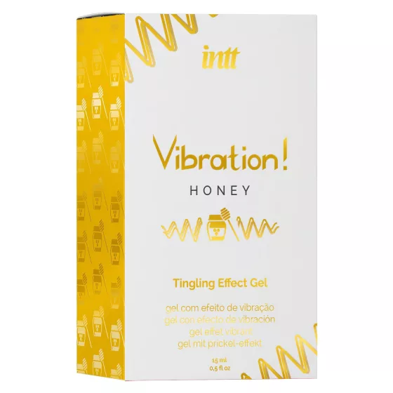 Intt Vibration! - tekutý vibrátor - med (15 ml)