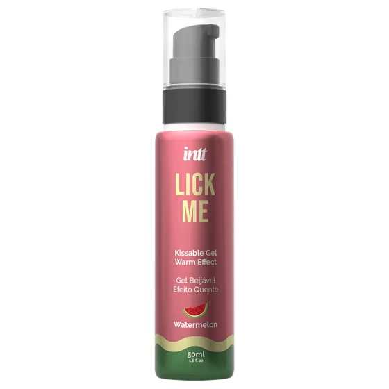 Intt Lick Me - hrejivý lubrikačný gél - vodný - melón - 50 ml