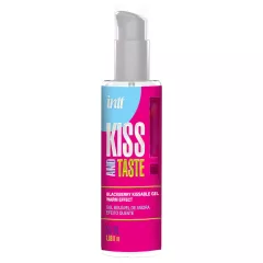   Intt Kiss and Taste - lubrikačný gél s hrejivým efektom - černica - 55 ml