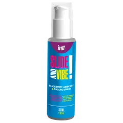   Intt - jedlý stimulačný intímny lubrikačný gél - černica 35 ml