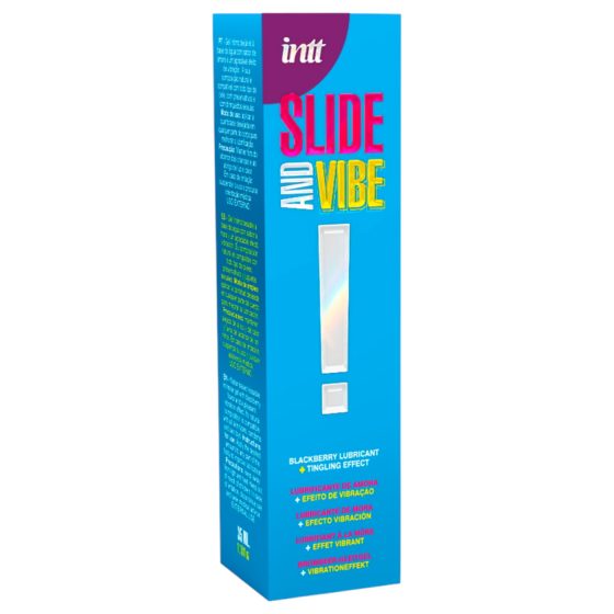 Intt - jedlý stimulačný intímny lubrikačný gél - černica 35 ml