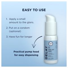 Mister Size - gél na oddialenie ejakulácie - 50 ml