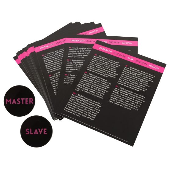 Master & Slave - Súprava na bondage hry (hnedá a čierna)