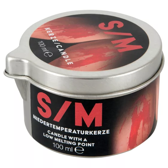 BDSM Kerze - erotická vosková sviečka - parafín - 100 ml
