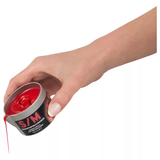BDSM Kerze - erotická vosková sviečka - parafín - 100 ml