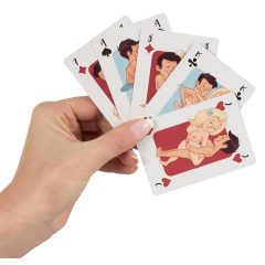   Kama Sutra - francúzske karty s vtipnými sexuálnymi polohami (54 ks)