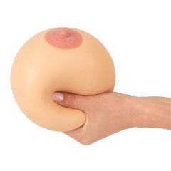 Antistresová lopta XXL - prsia (telová farba)