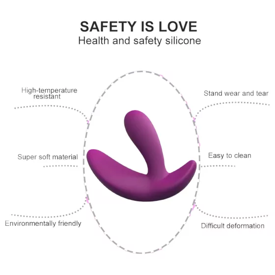 Cotoxo Saddle - vibrátor na prostatu s diaľkovým ovládaním - fialový