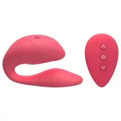   Cotoxo Cupid 2 - vibračný pár vibrátor s diaľkovým ovládaním - červený