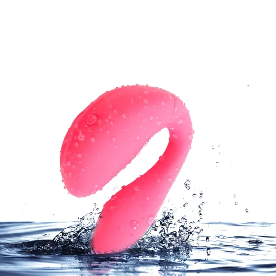 Cotoxo Cupid 2 - vibračný pár vibrátor s diaľkovým ovládaním - červený