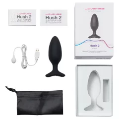   LOVENSE HUSH 2 M - inteligentný análny vibrátor (45 mm) - čierny