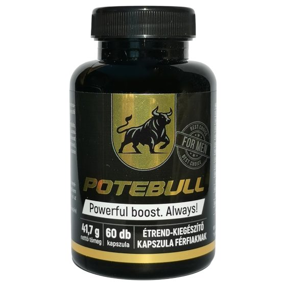Potebull - silný doplnok pre mužov (60 kapsúl)