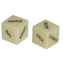   Glow Dice - svietiaca kocka - erotická hračka - fosforeskujúca